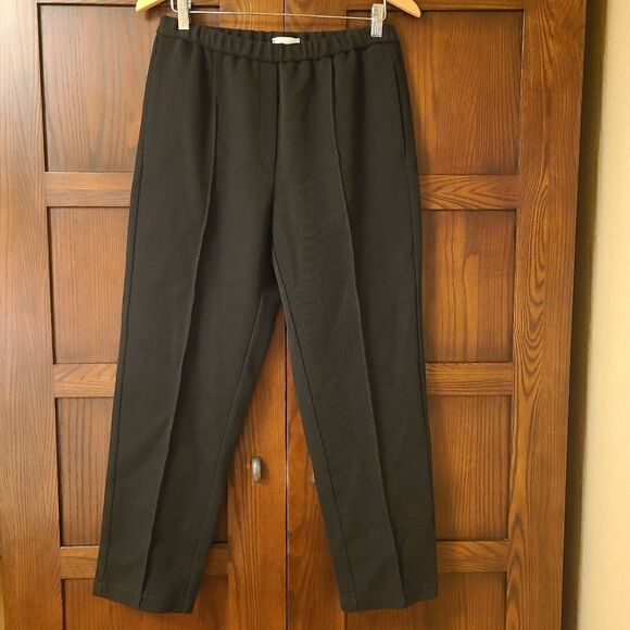 Forte Forte Pleated Trousers in Wool and Cotton Black Made in Italy Size 6 US - Picture 2 of 12